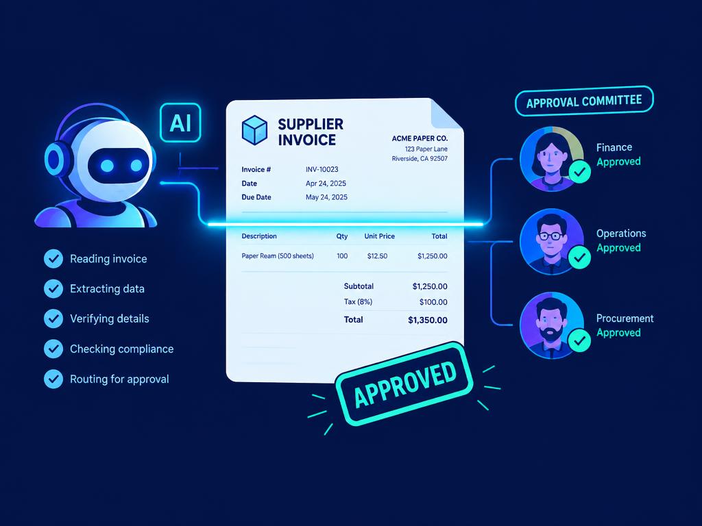 AI reads your invoices
